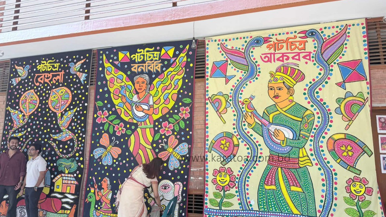 ঢাকা বিশ্ববিদ্যালয়ের চারুকলায় নববর্ষের ধুম প্রস্তুতি